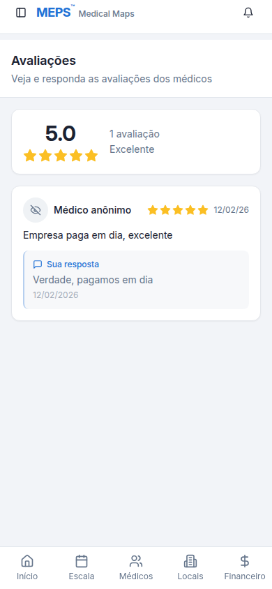 Avaliações